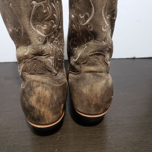 Twisted X WWT0025 Brown Leather Women Western Cowgirl STITCHED Boots 9,5B - Picture 6 of 14